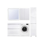 Тумба с раковиной Style Line Даллас 150 Люкс Plus напольная белая правая СС-00002303/ФР-00009721 Тумба с раковиной Style Line Даллас 150 Люкс Plus напольная белая правая СС-00002303/ФР-00009721