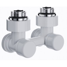 Узел нижнего подключения Royal Thermo Design угловой 1/2"х3/4" EK белый RANDU11234WH