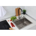 Мойка Alcora Дакар для кухни из нержавеющей стали 500*450 сатин с сифоном 2010089S Мойка Alcora Дакар для кухни из нержавеющей стали 500*450 сатин с сифоном 2010089S