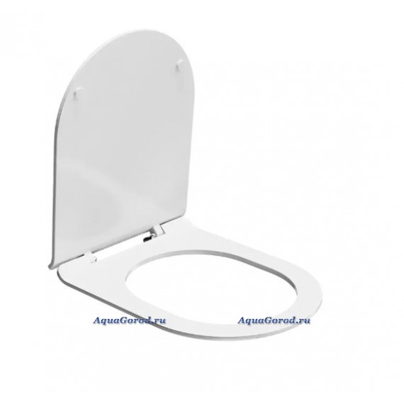 Крышка-сиденье KERAMA MARAZZI Универсальное KMDP.seat.00\WHT с микролифтом, глянцевая белая