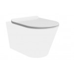 Крышка-сиденье KERAMA MARAZZI Универсальное KMDP.seat.00\WHT с микролифтом, глянцевая белая