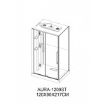 Душевая кабина Esbano ESO-AURA-1209ST с паром Душевая кабина Esbano ESO-AURA-1209ST с паром