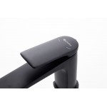 Смеситель для раковины Knotlor VIGOR черный матовый KN-70/BL