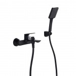 Смеситель для ванны с душем Knotlor VIGOR черный матовый KN-71/BL