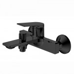 Смеситель для ванны с душем Knotlor VIGOR черный матовый KN-71/BL