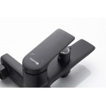 Смеситель для ванны с душем Knotlor VIGOR черный матовый KN-71/BL