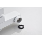 Смеситель для ванны с душем Knotlor STABLE белый KN-22/WY