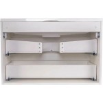 Тумба с раковиной Style Line Бергамо Мини 90 Люкс Plus подвесная белая СС-00002364/СС-00002360