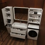 Тумба с раковиной Style Line Бергамо Мини 90 Люкс Plus подвесная белая СС-00002364/СС-00002360