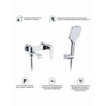 Смеситель для ванны с душем Splenka каскадный излив хром S31.30