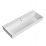 Раковина Kerama Marazzi Grande/Гранде мебельная подвесная 120 белая глянцевая GR.wb.120