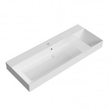 Раковина Kerama Marazzi Grande/Гранде мебельная подвесная 120 белая глянцевая GR.wb.120