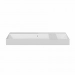 Раковина Kerama Marazzi Grande/Гранде мебельная подвесная 120 белая глянцевая GR.wb.120