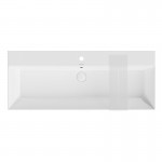 Раковина Kerama Marazzi Grande/Гранде мебельная подвесная 120 белая глянцевая GR.wb.120