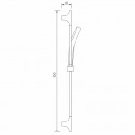 Душевой гарнитур Splenka S470.02.06, черный