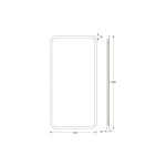 Зеркало Defesto Lume 50x100 с матированием, нейтральная белая LED-подсветка DF 3805R
