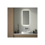 Зеркало Defesto Lume 50x100 с матированием, нейтральная белая LED-подсветка DF 3805R