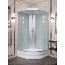 Душевая кабина River NARA ECO 90х90 прозрачное стекло матовый хром NARA ECO 90/24