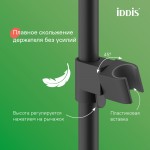 Душевая система IDDIS Aiger с тропическим душем и изливом черный матовый AIGBL3Fi06