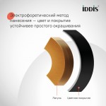 Душевая система IDDIS Aiger с тропическим душем и изливом черный матовый AIGBL3Fi06