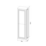 Пенал IDDIS Oxford Neo 40 см подвесной белый OXN40W0i97