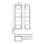 Пенал IDDIS Oxford Neo 40 см подвесной белый OXN40W0i97