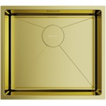 Мойка кухонная Omoikiri Taki 49-U/IF-LG 49x44 интегрированная встраиваемая сверху/снизу светлое золото 4973523