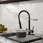 Смеситель для кухни IDDIS Ikon латунь гибкий излив матовый черный IIKNBLFFi05
