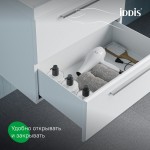 Тумба с раковиной IDDIS Slide X подвесная 60 белый SLX60W0i95K