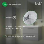 Тумба с раковиной IDDIS Slide X подвесная 60 белый SLX60W0i95K