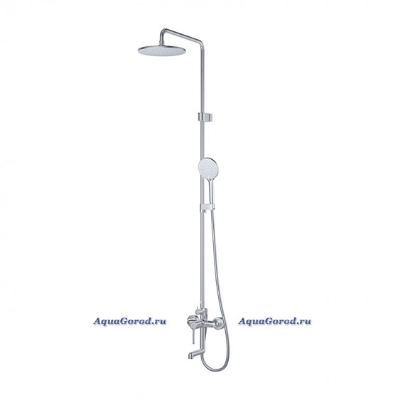 Душевая система IDDIS Aiger с тропическим душем и изливом хром глянец AIGSB3Fi06