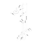 Душевая система IDDIS Aiger с тропическим душем и изливом хром глянец AIGSB3Fi06