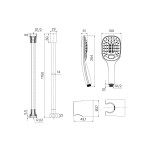 Душевая система IDDIS Agua хром глянцевый AGU3F00i16