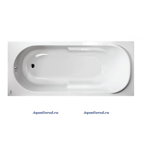 Акриловая ванна ALBA SPA Arabella 150x75 см пристенная белая без каркаса ВПР0090000100