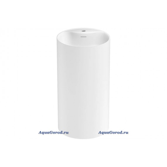 Раковина напольная Wellsee Chalice Perfection 45 матовая белая круглая 230615000