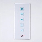 Душевая кабина DTO 110х80, LED закрытая с крышей хром стекло матовое с узором EM1511LLED