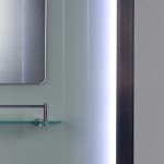 Душевая кабина DTO 110х80, LED закрытая с крышей хром стекло матовое с узором EM1511LLED
