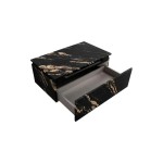  Тумба в ванную Cezares Slider 80 напольная черная фьюжн под мрамор SLIDER-800-1C-PI-NF-P