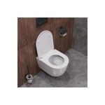 Унитаз подвесной Cezares Релакс (Relax) торнадо с сиденьем микролифт CZR-38088-49-TH-TOR/SC