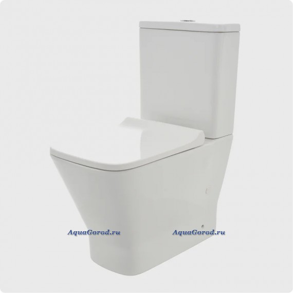 Унитаз-компакт AQUAme безободковый с сиденьем микролифт AQM1005
