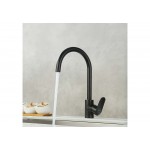 Смеситель для кухни AQUATEK Ника матовый черный AQ1882MB