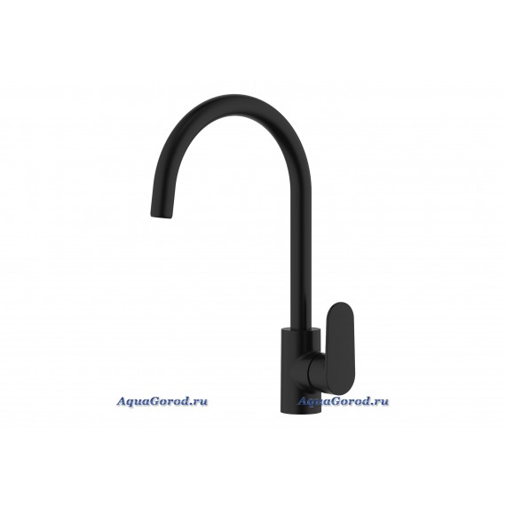 Смеситель для кухни AQUATEK Ника матовый черный AQ1882MB
