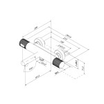 Смеситель для ванны с термостатом IDDIS Дюна (Duna) графит матовый DUNGM02i74WA Смеситель для ванны с термостатом IDDIS Дюна (Duna) графит матовый DUNGM02i74WA
