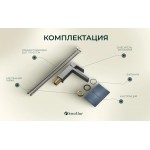 Смеситель для раковины Knotlor STABLE вороненая сталь KN-20/GM
