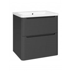 Тумба с раковиной STWORKI Монтре 60 антрацит раковина Madera Adel Мон.01.60/P/ANT/4627173210225 Тумба с раковиной STWORKI Монтре 60 антрацит раковина Madera Adel Мон.01.60/P/ANT/4627173210225