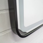 Зеркало Comforty Ситара-80 квадратное LED подсветка бесконтактный сенсор антизапотевание черное 00-00014175CF Зеркало Comforty Ситара-80 квадратное LED подсветка бесконтактный сенсор антизапотевание черное 00-00014175CF