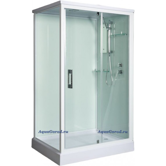 Душевая кабина River Tana 120/90 с крышей прозрачное стекло белый профиль 002697 Душевая кабина River Tana 120/90 с крышей прозрачное стекло белый профиль 002697