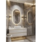 Зеркало для ванной Uperwood LED 50*100 бесконтактный сенсор золото ZNext50100g