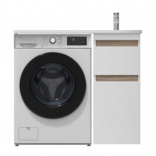 Тумба под раковину AM.PM X-Joy M85AFSX0402WG 40 см для стиральной машины белый глянец
