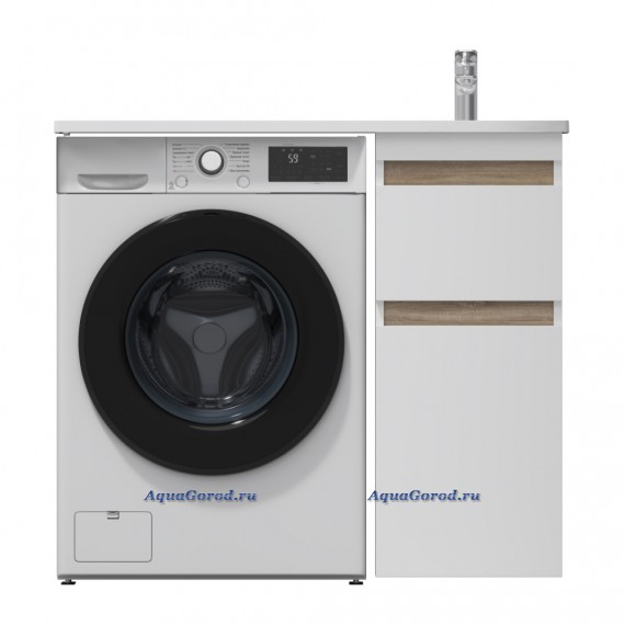 Тумба под раковину AM.PM X-Joy M85AFSX0402WG 40 см для стиральной машины белый глянец
